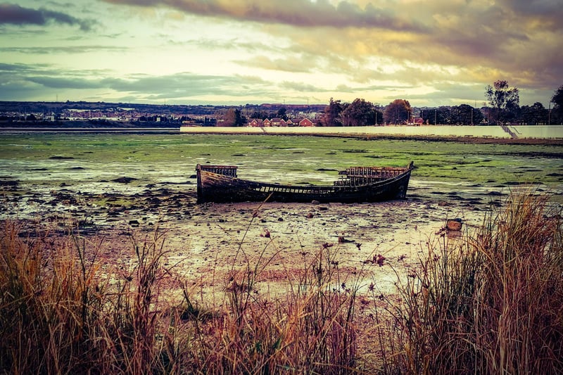 The old shipwreck Tipner Lake shows off it's remains at low tide.
Picture: Vicky Stovell
Instagram: @smi_ley456
Facebook: Smiley Sunshine Photography