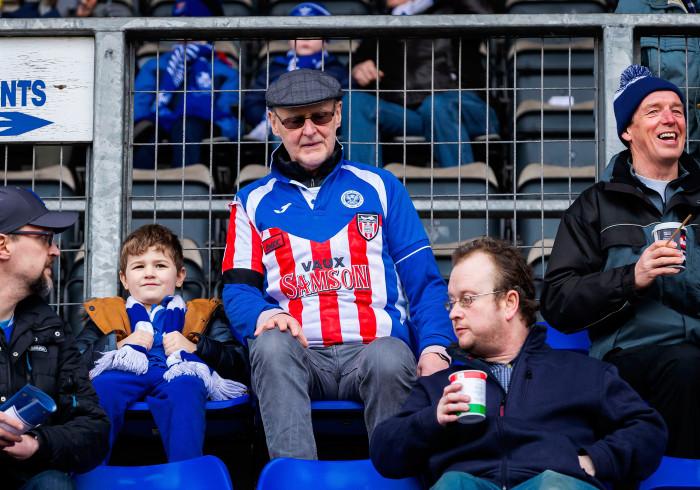 Saints fans have missed seeing their team lift a trophy live - and last saw their team, under Tommy Wright, against Livingston at McDiarmid Park on March 7, 2020.  (Photo by Roddy Scott / SNS Group)