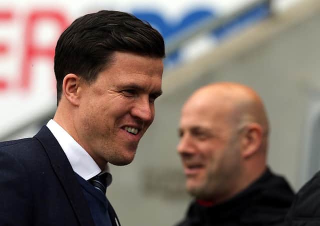 Gary Caldwell left Newcastle United yesterday and is 'in talks' with Oldham Athletic (Photo by Nigel Roddis/Getty Images)