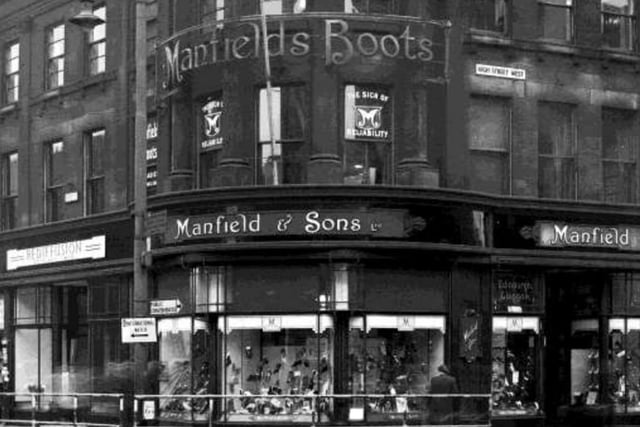 Manfield's on Mackies Corner in 1960. Remember it? Photo: Sunderland Antiquarian Society.