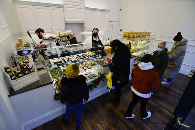The business opened for one day only to sell its festive range. It will reopen on January 4.