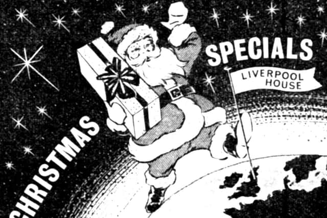 Santa at Liverpool House in 1964.