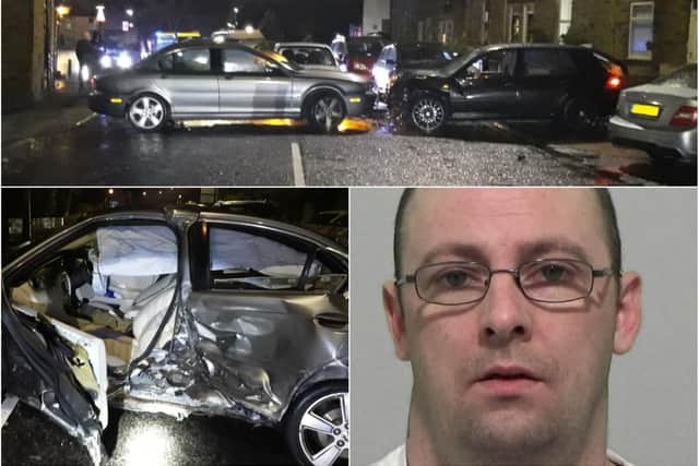 Terry Agar has been jailed after the smash.