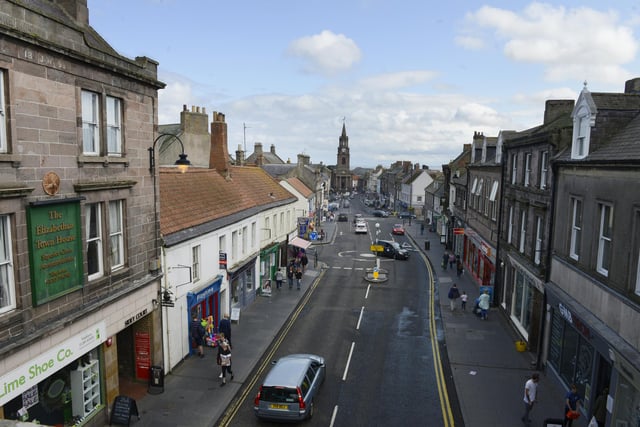 The average property price in Berwick Town was £123,000.
