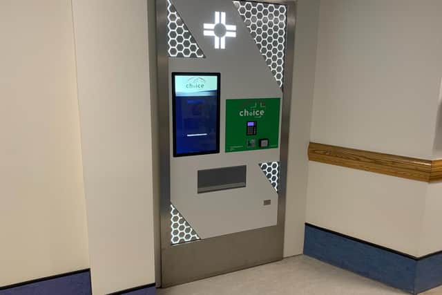 The Sunderland Royal hospital has become the first in the country to install a vending machine which allows patients to access their prescription medication 24/7 at the touch of a few buttons.