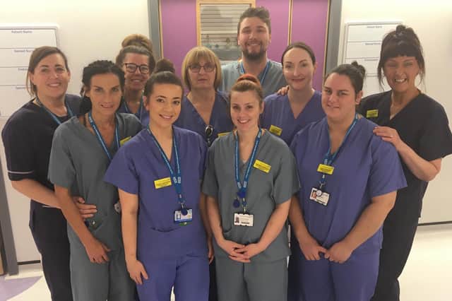 Staff on the endoscopy unit at Sunderland Royal Hospital have every reason to smile after they were nominated for a Best of Health Award.