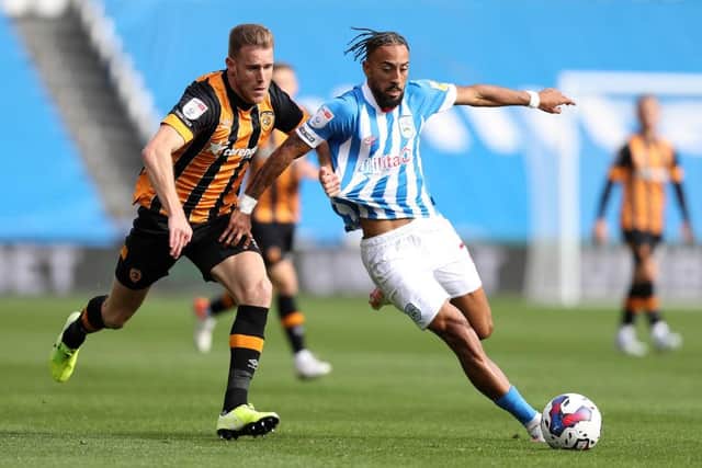 Sorba Thomas playing for Huddersfield Town. (Photo by Charlotte Tattersall/Getty Images)