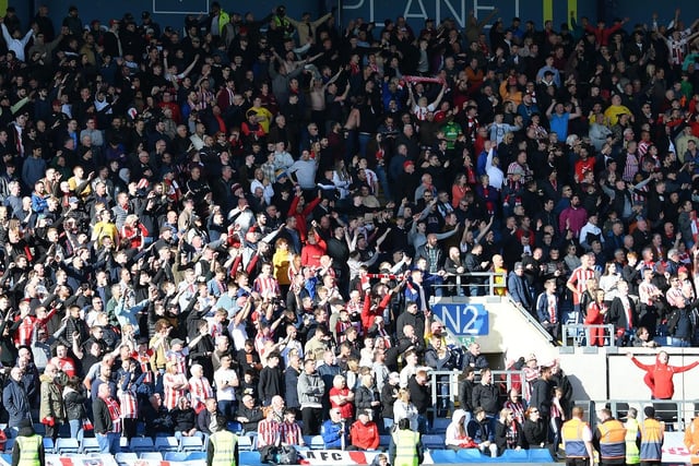 Sunderland fans in action!