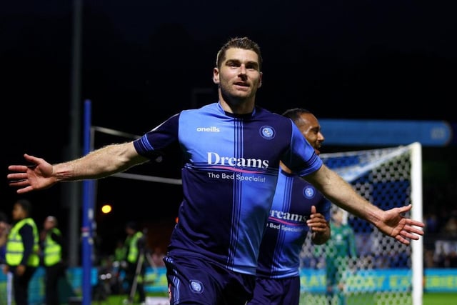 It's been an excellent season for the 32-year-old who has scored 17 League One goals after joining Wycombe from Stoke in the summer. His headed goal in the first leg of the play-off semi-final against MK Dons gave his side a commanding lead.