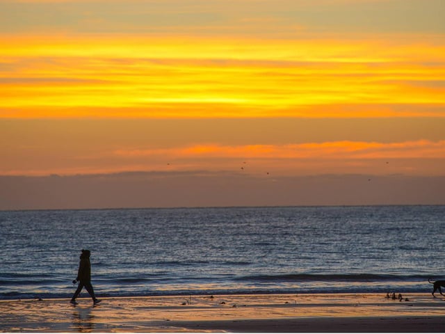 A splendid setting for a splendid sunrise.