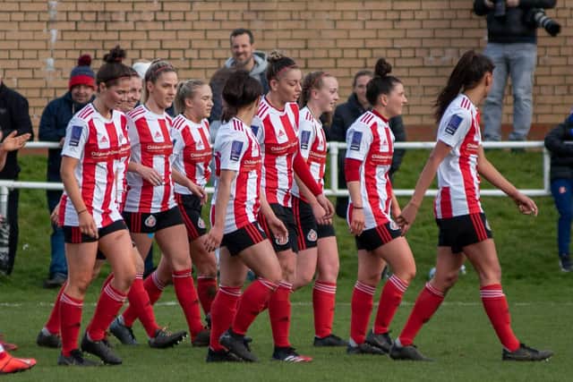 How Sunderland Ladies’ title hopes could be impacted by men’s National League decision to request season shutdown  - Photo by Colin Lock.