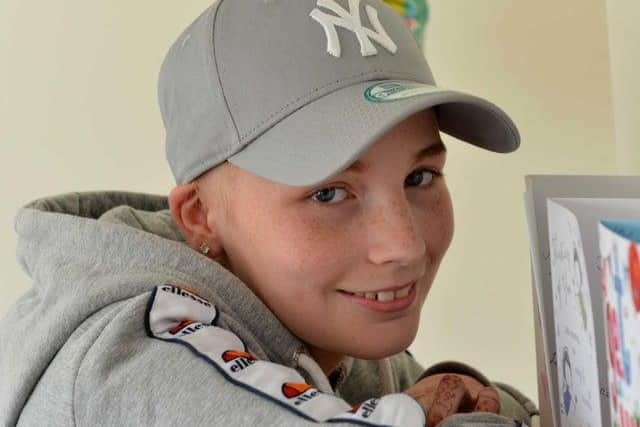 Josie King, pictured at home, sadly passed away from a rare form of cancer in 2018 at the age of just 15.