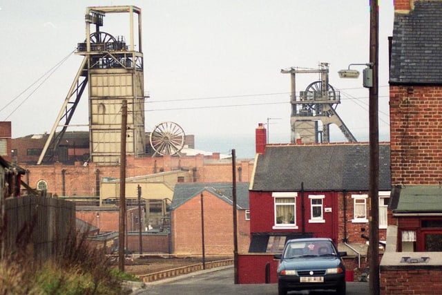 A pit scene from 1992, showing how the colliery was part of a busy community.