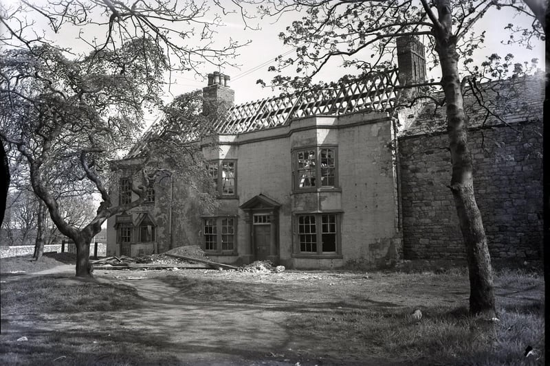 Ryhope Hall, reputed to a former haunt of highwaymen and possibly including Dick Turpin. Here it is in 1953.