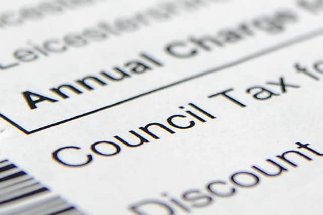 Stock image of a council tax bill.