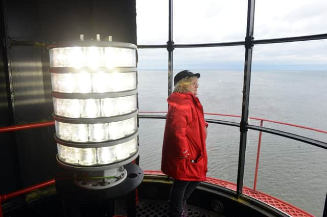 The lighthouse is still an important navigation aid