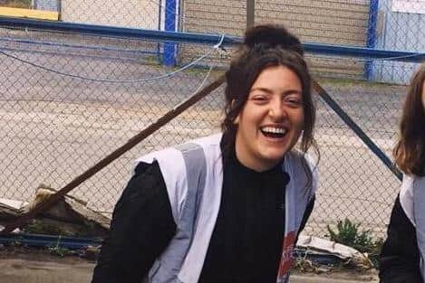 Sunderland barworker Charlotte Roberts has been volunteering in Calais