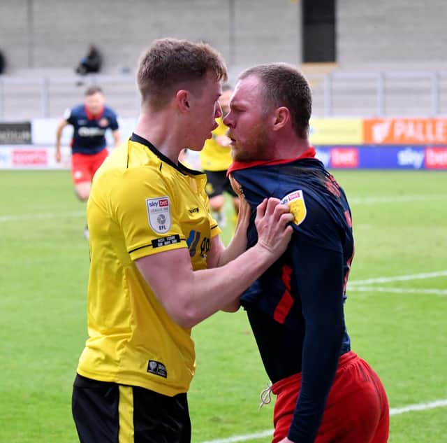 Aiden O'Brien and Josh Earl were involved in an off-the-ball confrontation during the recent fixture between the two