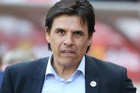 Chris Coleman during the Sky Bet Championship match between Sunderland and Burton Albion at Stadium of Light on April 21, 2018.