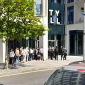 Evacuated staff were allowed back into City Hall at around 12.45pm.
