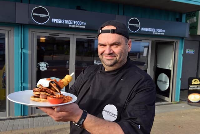 Posh Street Food MasterChef professional Matei Baran at STACK Seaburn.
