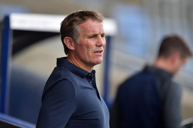 Sunderland manager Phil Parkinson. OUFC 0-2 SAFC EFL 1 19-09-2020. Picture by FRANK REID