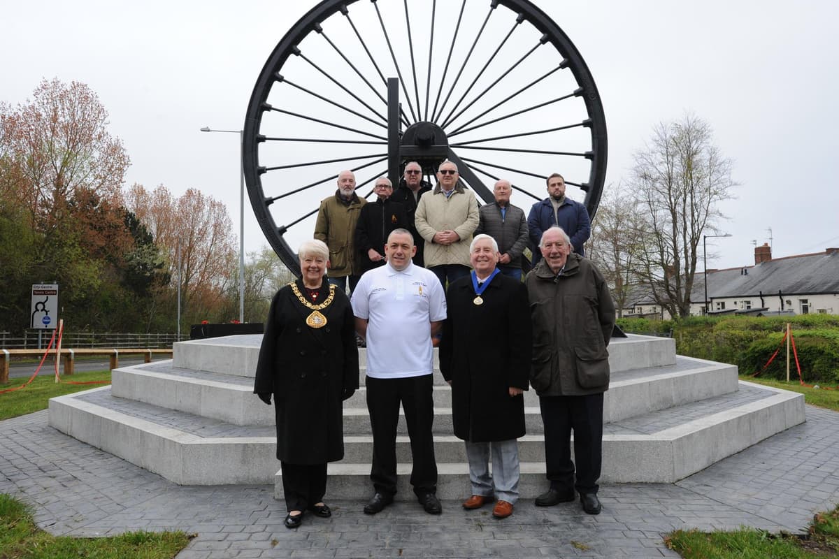 Silksworth pit wheel officially unveiled after four-year campaign in Sunderland for its return