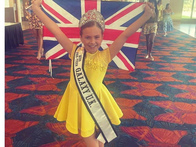 Quinn was crowned winner at the competition in Texas.