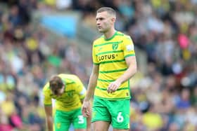 Ben Gibson playing for Norwich City. (Photo by Cameron Howard/Getty Images)