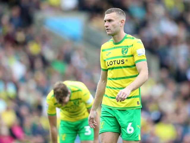 Ben Gibson playing for Norwich City. (Photo by Cameron Howard/Getty Images)