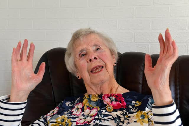 Lilian Saxon celebrates her 90th birthday.