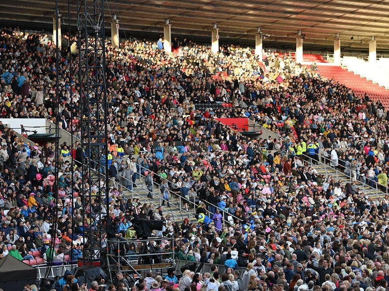 The gig was one of the biggest in Sunderland this year.