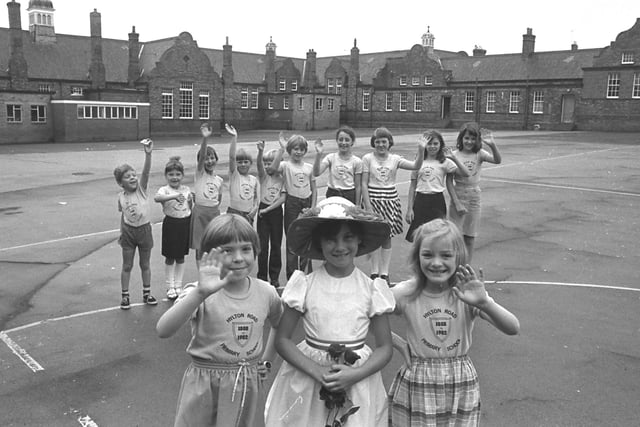 Pupils at Hylton Road Primary spent their last day at the school before it was demolished in 1982.