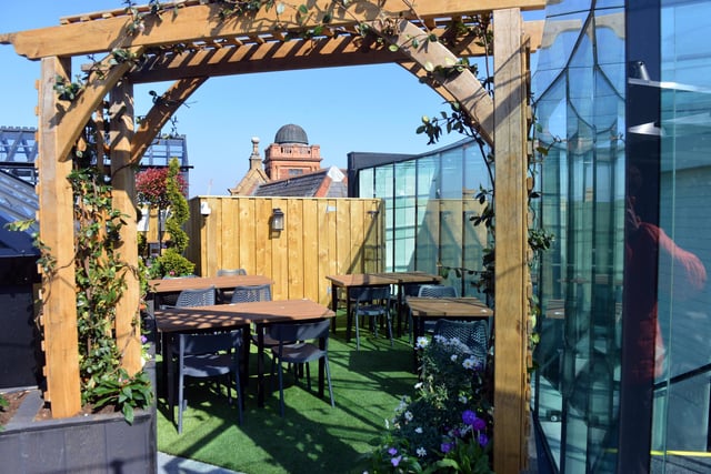 Cheap, cheerful and reliable - The Cooper Rose Wetherspoons is open daily from 8am for breakfasts, lunches and more. It recently benefited from a £2m makeover including the creation of a new roof terrace which overlooks the city centre skyline.