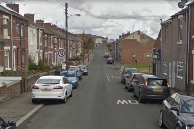 The incident happened inside a house in Third Street, Horden. Image copyright Google Maps.