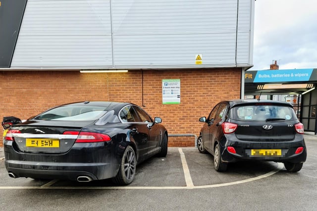 This driver chose to ignore the lines of the parking bay, leaving their car at a wonky angle that cover two spaces rather than one.
