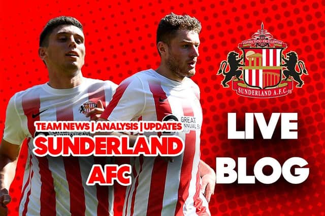 Sunderland vs Cheltenham live blog.
