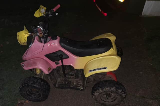 Is this your quad bike? Man arrested on suspicion of theft in Shiney Row