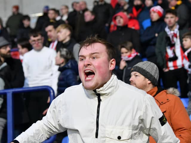 Sunderland fans were not happy with their team.