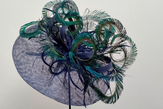 Deborah is a skilled milliner who crafts bespoke hats, fascinators and headpieces from her workshop in Hills Arts Centre, where she will soon be opening a showroom
for customers to view a ready to wear collection, available to buy or hire, as well as to book appointments for made-to-order pieces.
