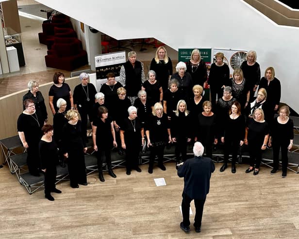 Choral singers Tyneside A Cappella.