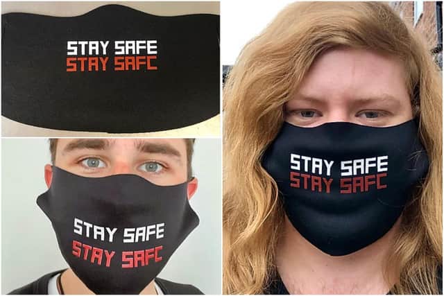 The Stay Safe Stay SAFC mask is currently for sale.