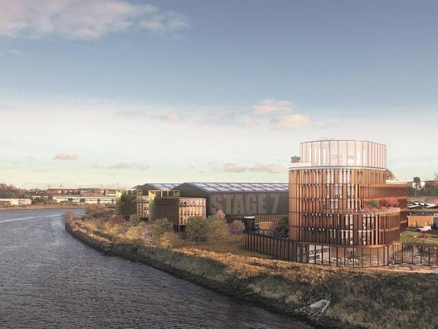 CGI images of how Crown Works Studios in Sunderland could look