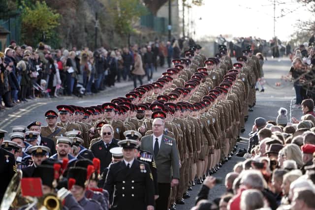 The Remembrance Day service will go online due to the Covid-19 pandemic. Photo: PA.
