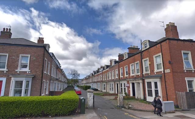 Peter Lindman lived in Argyle Square in Sunderland. Image copyright Google Maps.