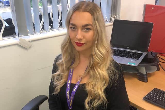 Caitlin Bloodworth is encouraging other youngsters to consider a digital apprenticeship.
