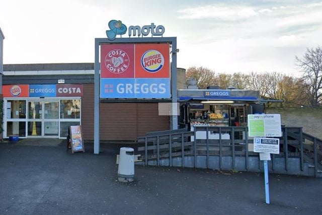 The small Greggs site at Washington's Moto services on the A1(M) has a 4.2 rating from 115 reviews.