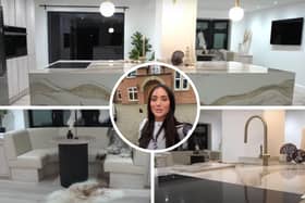 Inside Charlotte Crosby's new kitchen as she shares transformation video