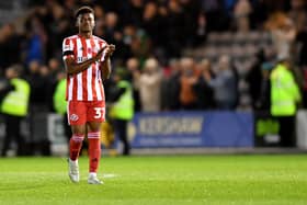 Sunderland midfielder Bali Mumba