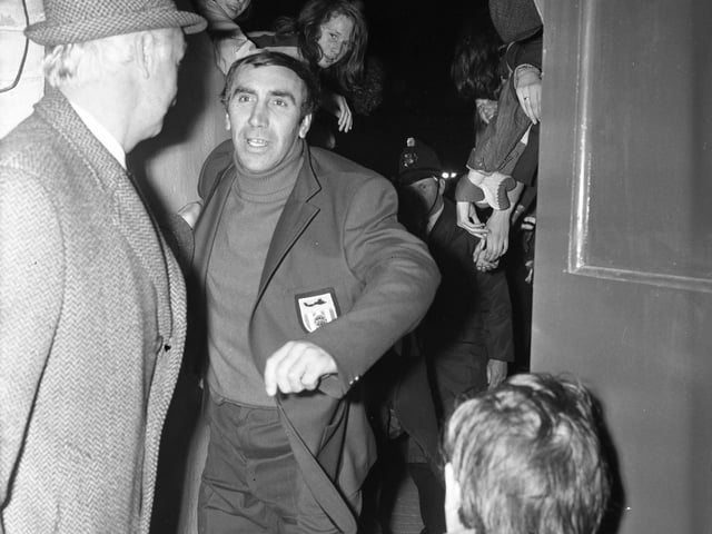 Bob Stokoe inside Roker Park on a night of high emotion and passion.